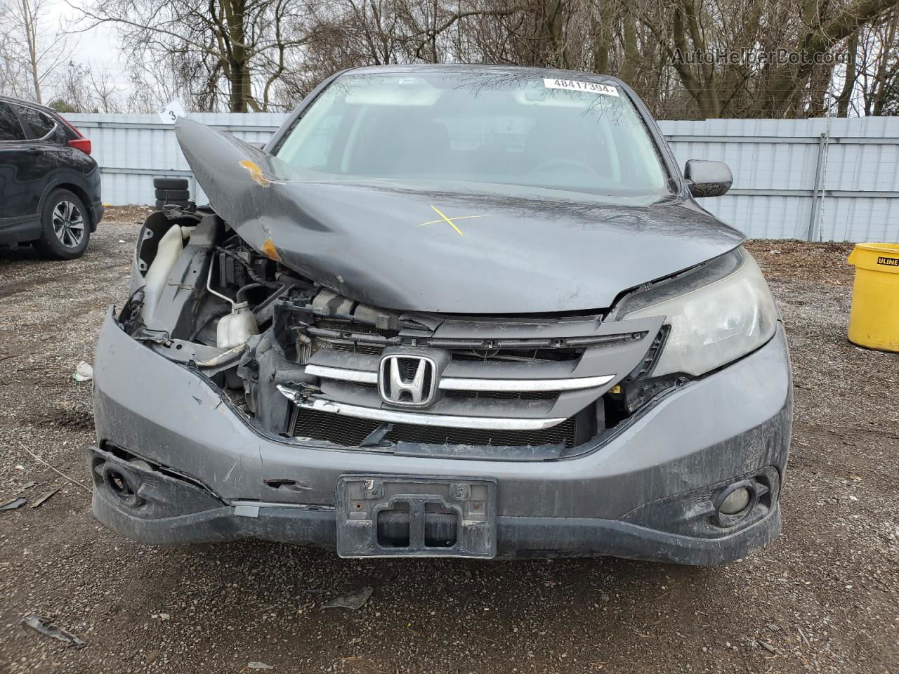 2012 Honda Cr-v Ex Gray vin: 2HKRM3H56CH002002