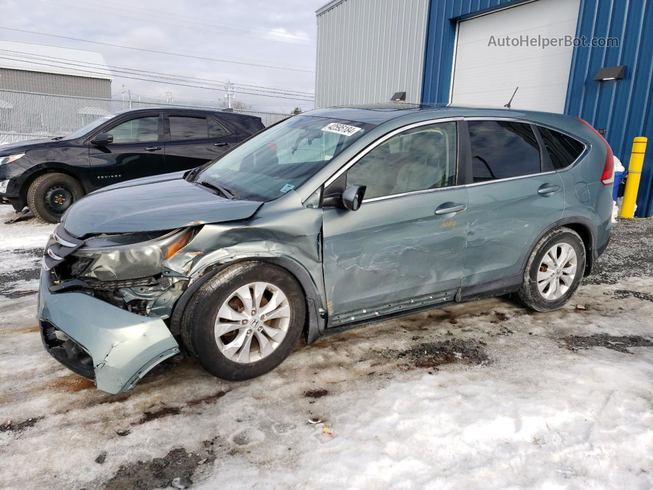 2013 Honda Cr-v Ex Teal vin: 2HKRM3H56DH001501