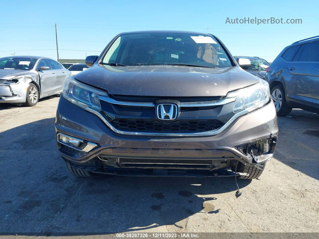 2015 Honda Cr-v Ex Brown vin: 2HKRM3H56FH501094