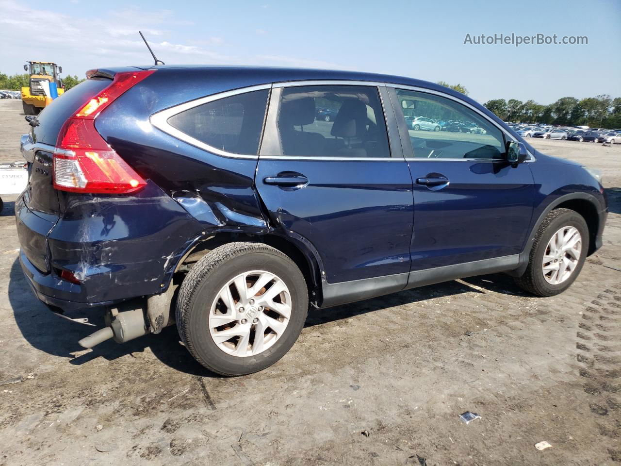 2015 Honda Cr-v Ex Blue vin: 2HKRM3H56FH515786