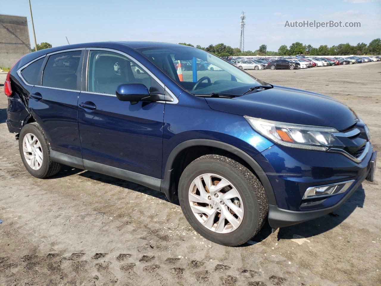 2015 Honda Cr-v Ex Blue vin: 2HKRM3H56FH515786