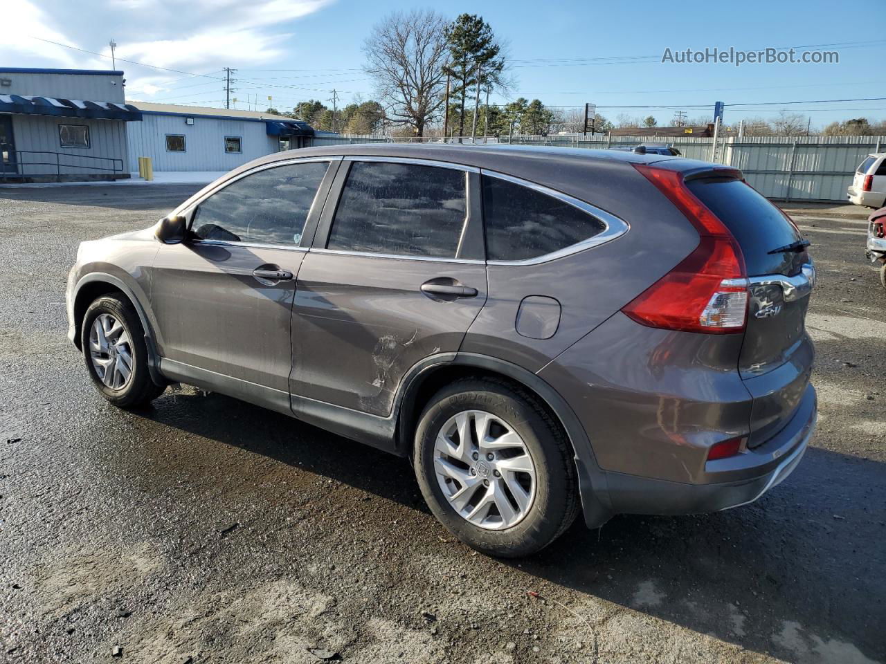 2016 Honda Cr-v Ex Gray vin: 2HKRM3H56GH564956