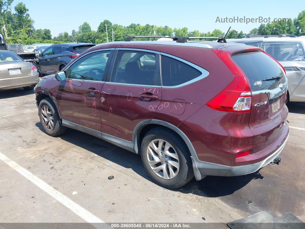 2015 Honda Cr-v Ex Burgundy vin: 2HKRM3H57FH543080