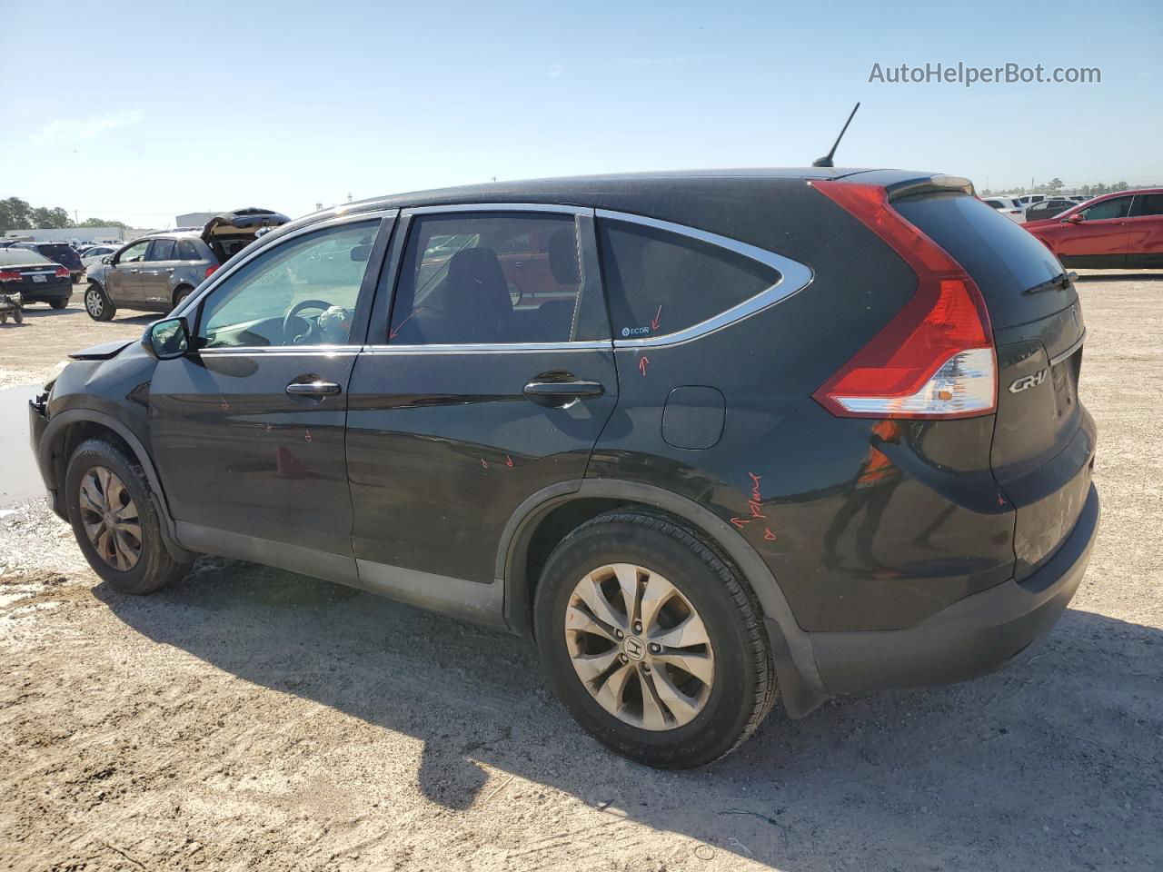 2012 Honda Cr-v Ex Black vin: 2HKRM3H58CH509323