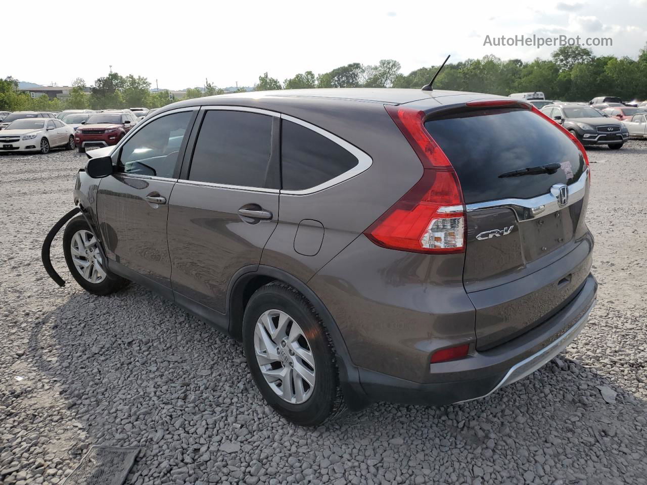 2015 Honda Cr-v Ex Gray vin: 2HKRM3H58FH504529