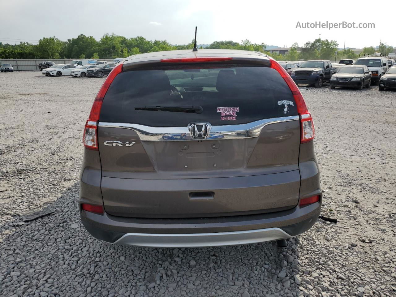 2015 Honda Cr-v Ex Серый vin: 2HKRM3H58FH504529