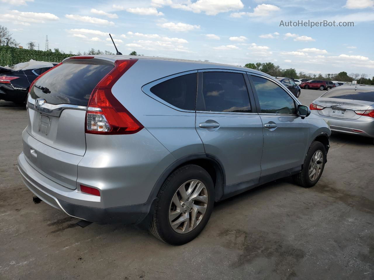 2015 Honda Cr-v Ex Silver vin: 2HKRM3H58FH528927