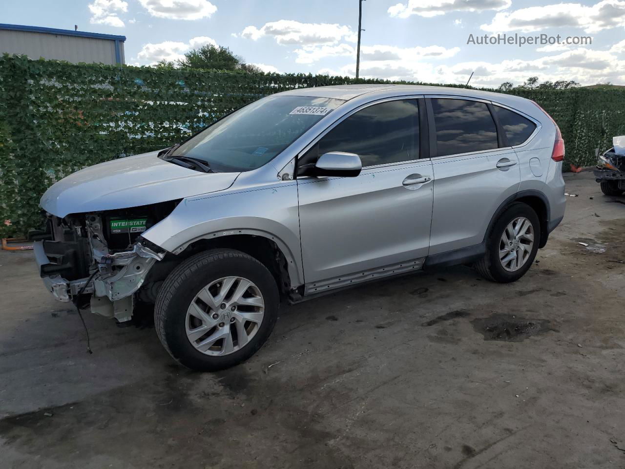 2015 Honda Cr-v Ex Silver vin: 2HKRM3H58FH528927