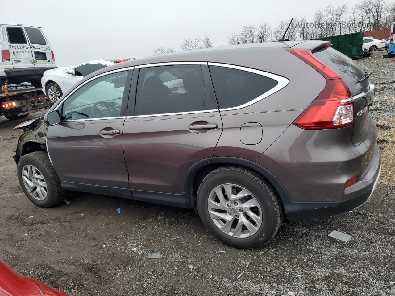 2015 Honda Cr-v Ex Gray vin: 2HKRM3H58FH558073