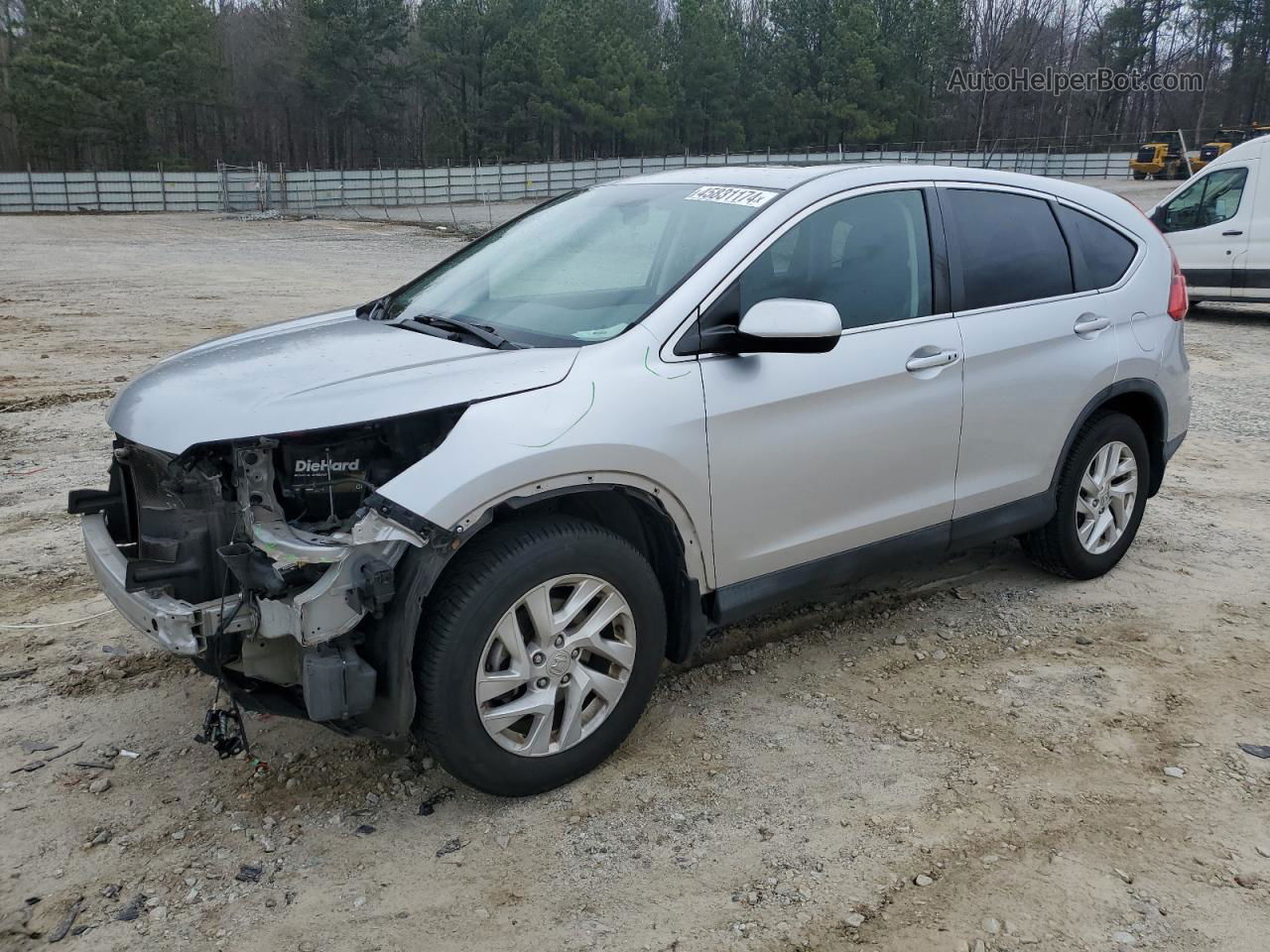 2016 Honda Cr-v Ex Silver vin: 2HKRM3H58GH526659