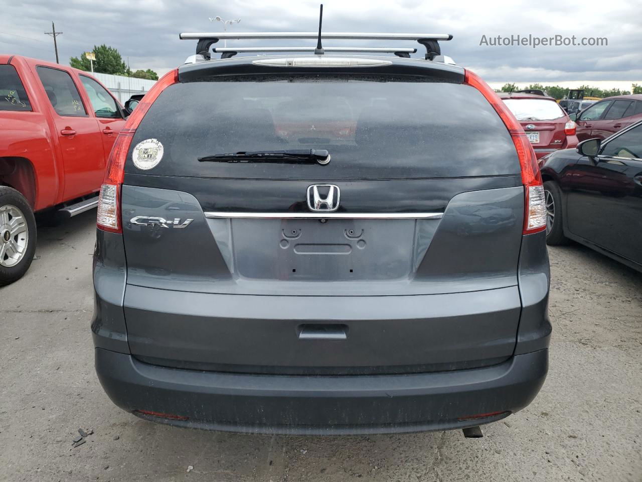 2012 Honda Cr-v Ex Gray vin: 2HKRM3H59CH505135