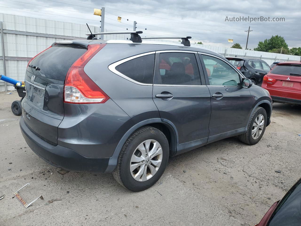 2012 Honda Cr-v Ex Gray vin: 2HKRM3H59CH505135