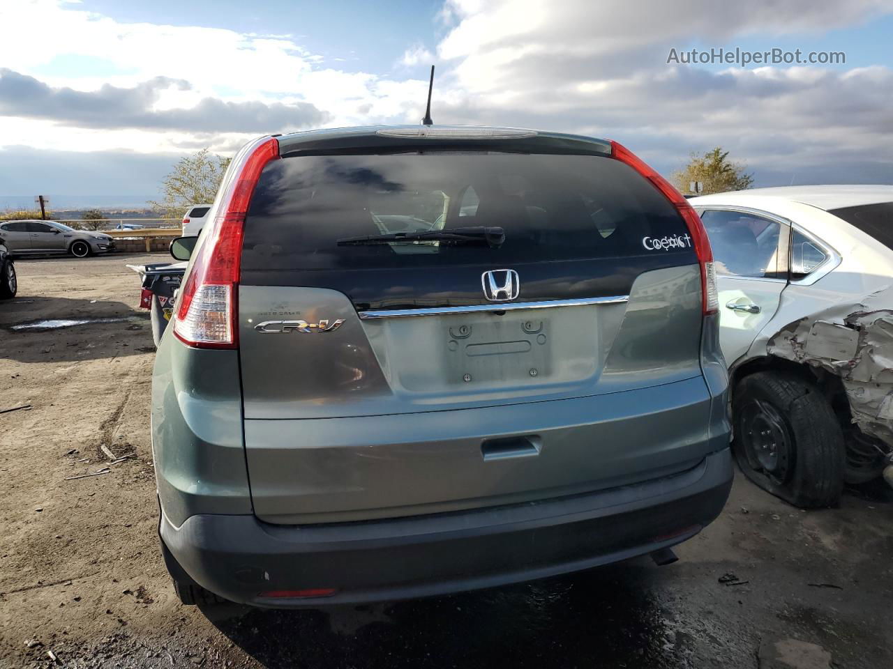 2012 Honda Cr-v Ex Green vin: 2HKRM3H59CH506365