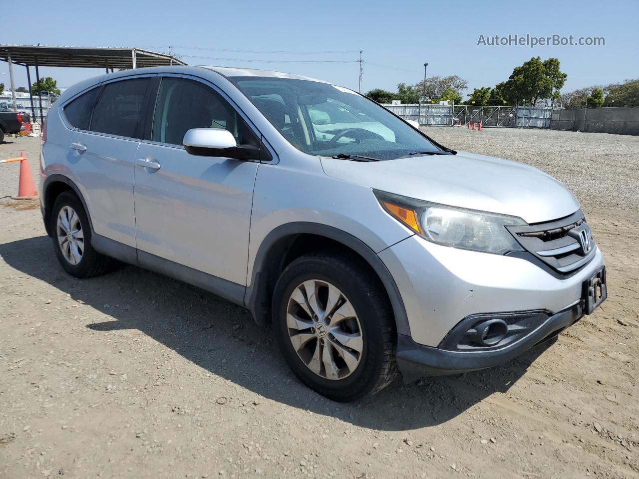 2013 Honda Cr-v Ex Silver vin: 2HKRM3H59DH507775