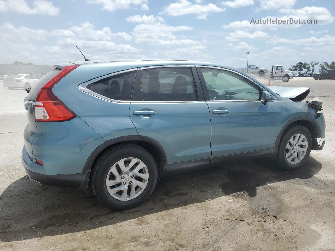 2015 Honda Cr-v Ex Blue vin: 2HKRM3H59FH500750