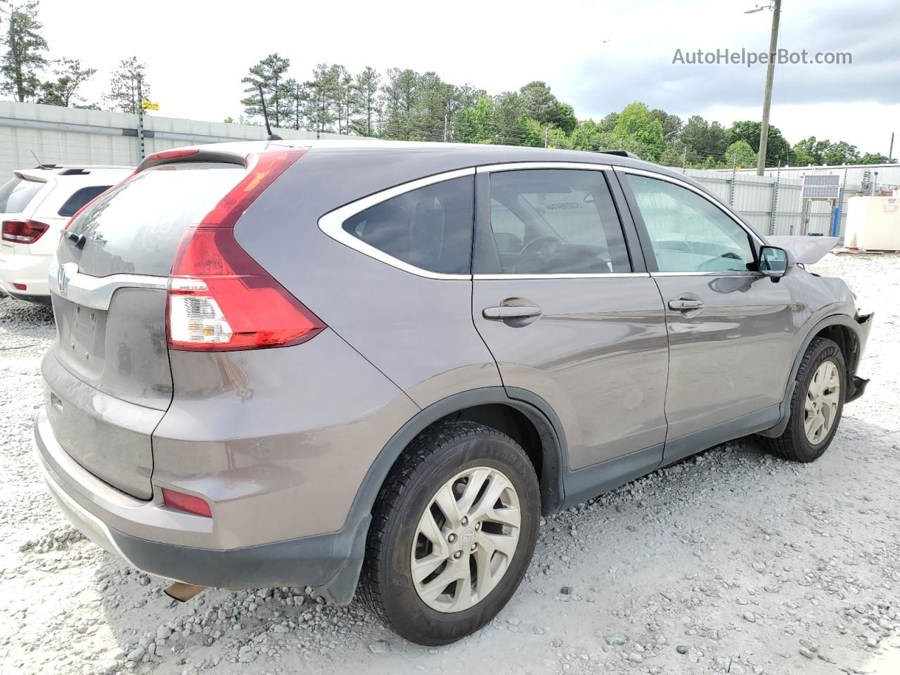 2016 Honda Cr-v Ex Gray vin: 2HKRM3H59GH522958