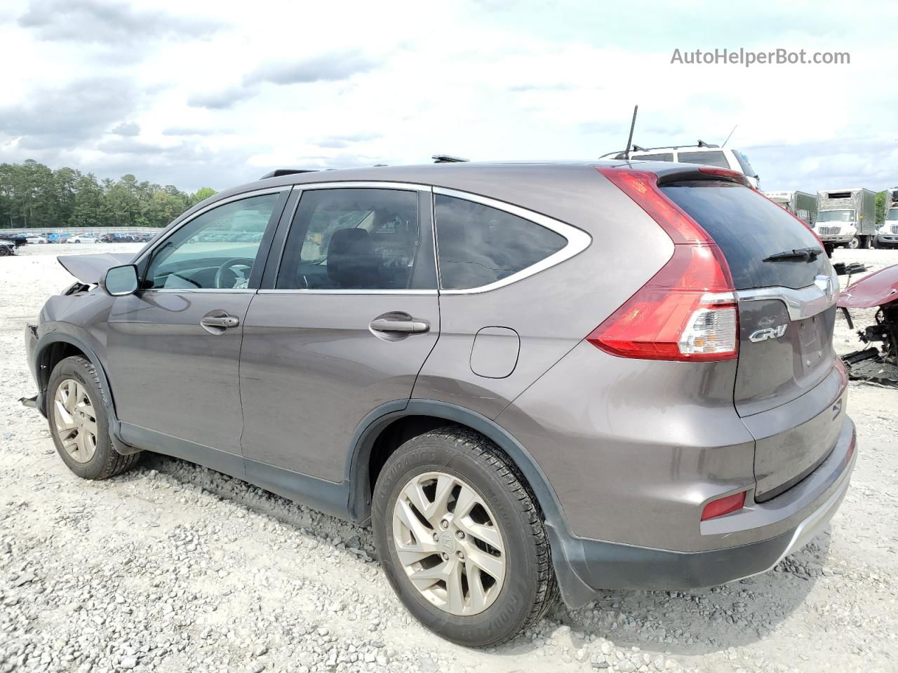 2016 Honda Cr-v Ex Gray vin: 2HKRM3H59GH522958