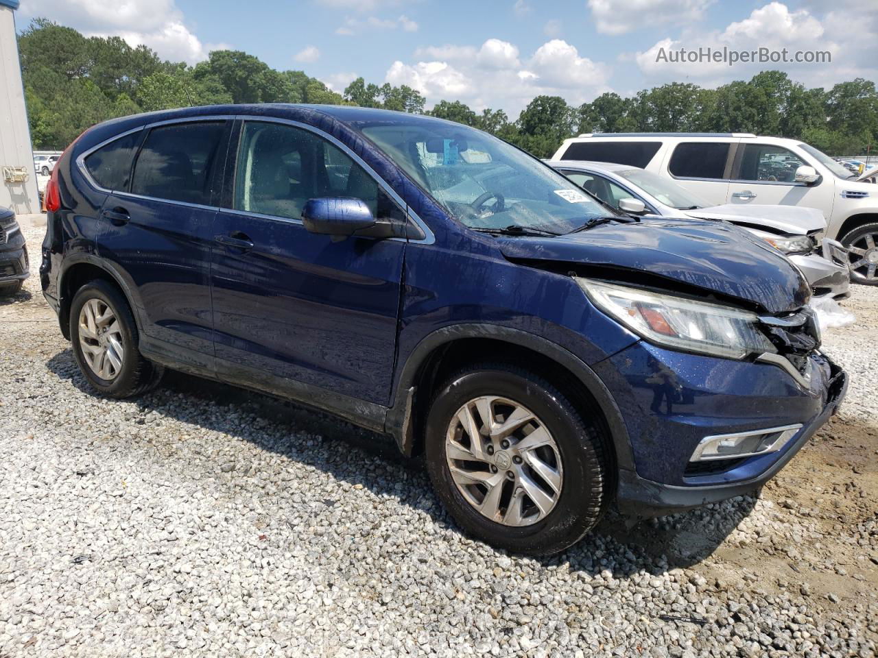 2016 Honda Cr-v Ex Blue vin: 2HKRM3H59GH533782