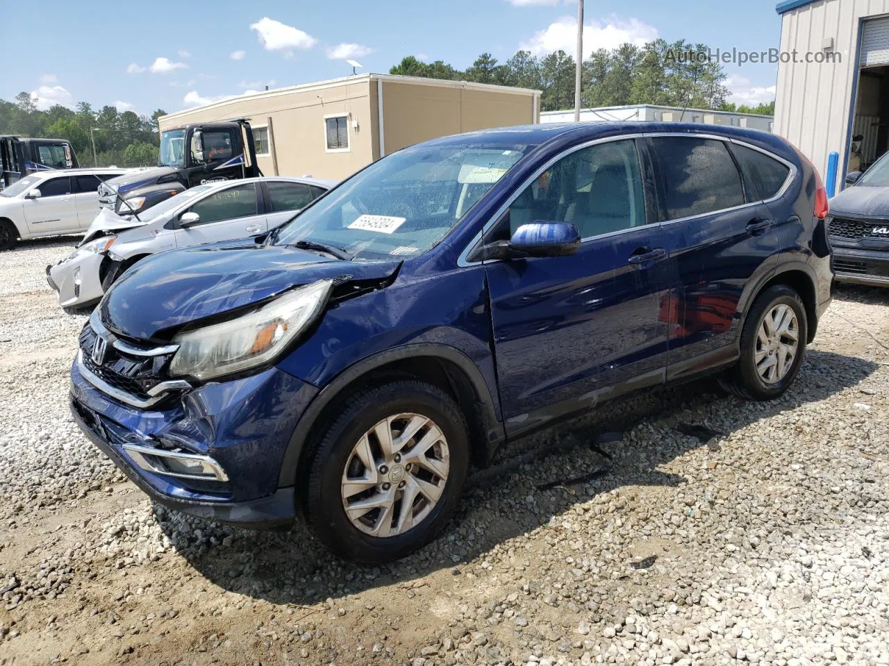 2016 Honda Cr-v Ex Blue vin: 2HKRM3H59GH533782