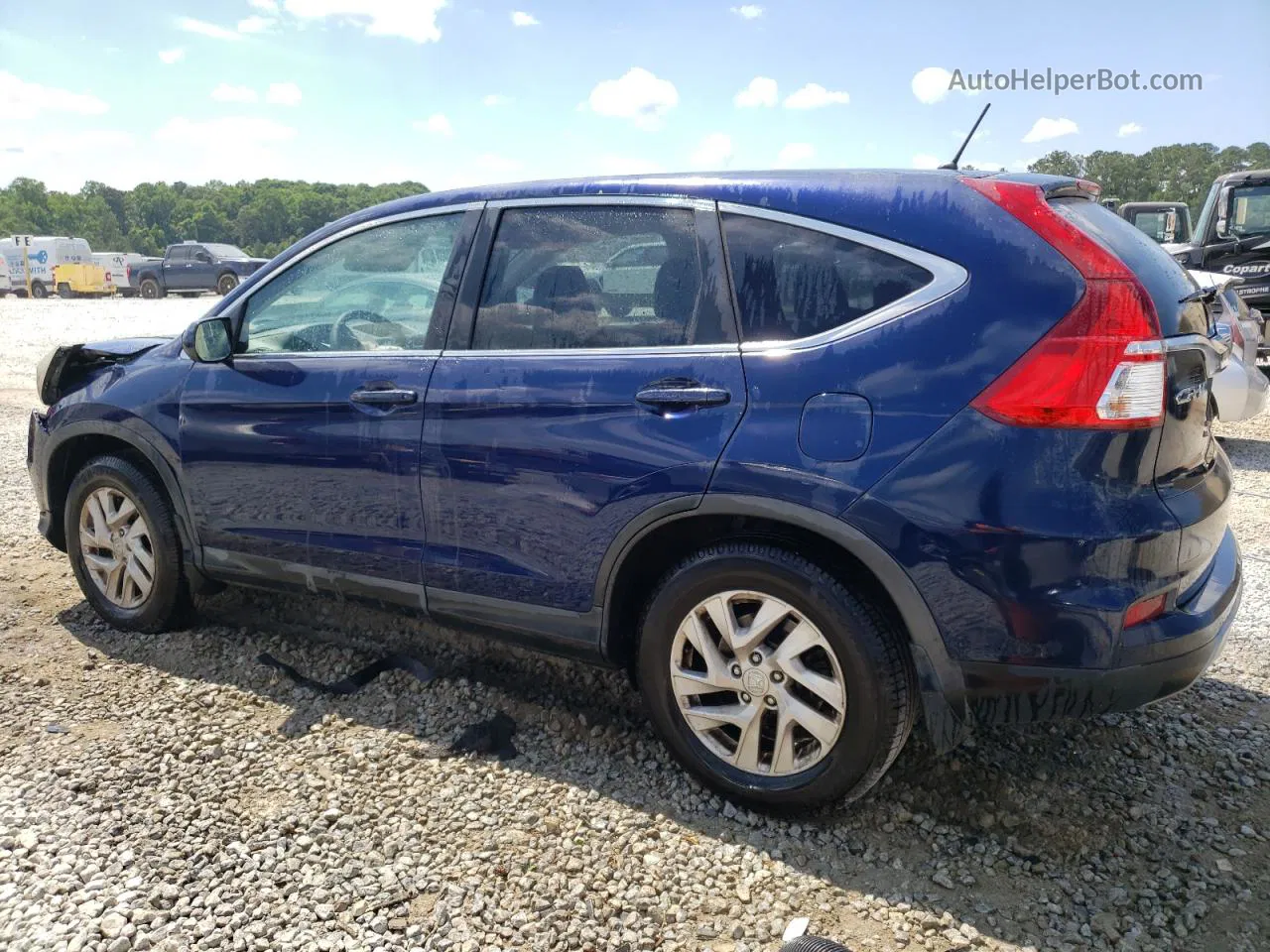 2016 Honda Cr-v Ex Blue vin: 2HKRM3H59GH533782