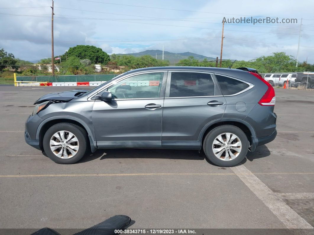 2013 Honda Cr-v Ex Gray vin: 2HKRM3H5XDH507364