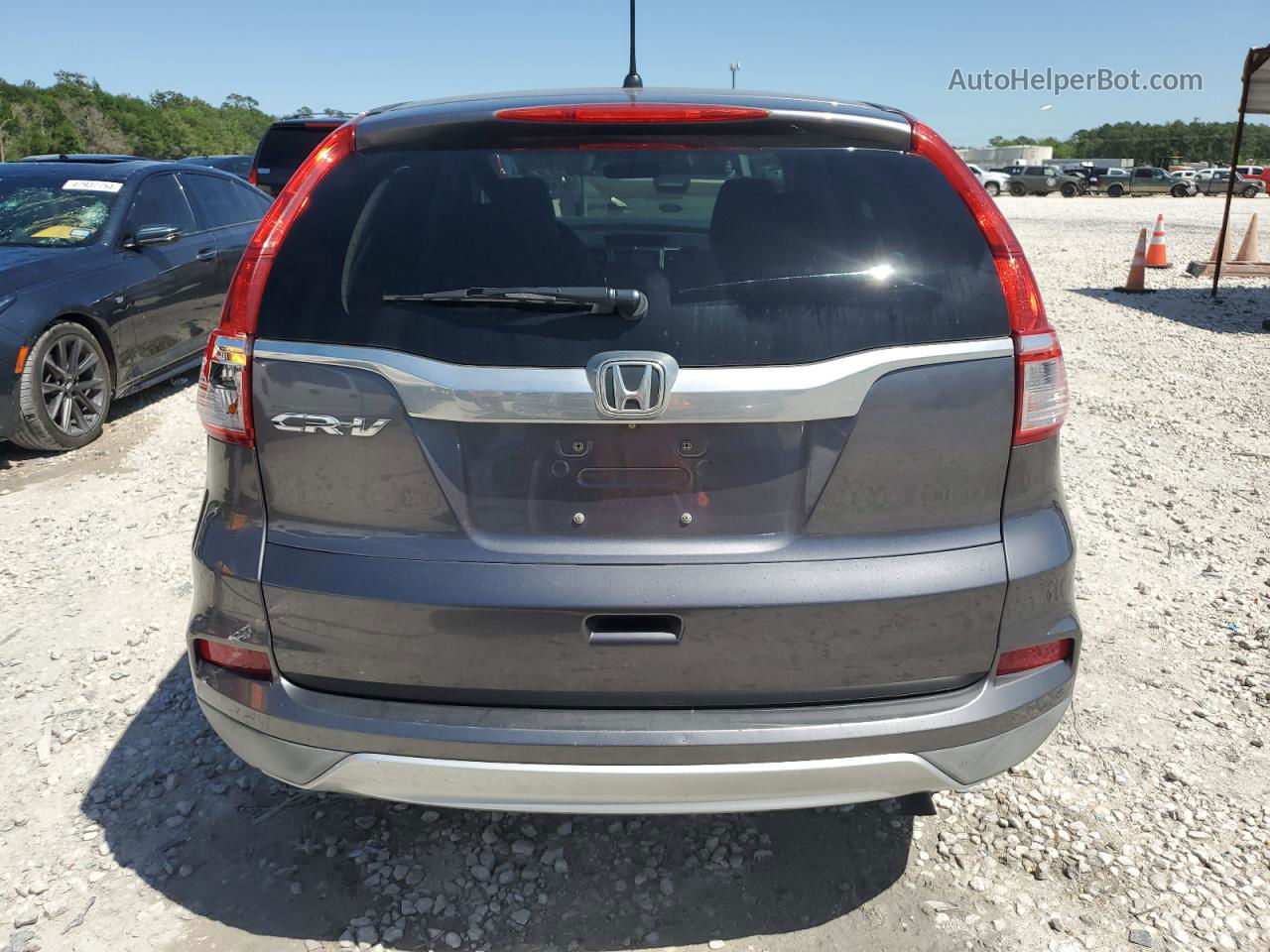 2015 Honda Cr-v Ex Gray vin: 2HKRM3H5XFH501681