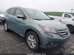 2012 Honda Cr-v Ex-l Зеленый vin: 2HKRM3H70CH503579