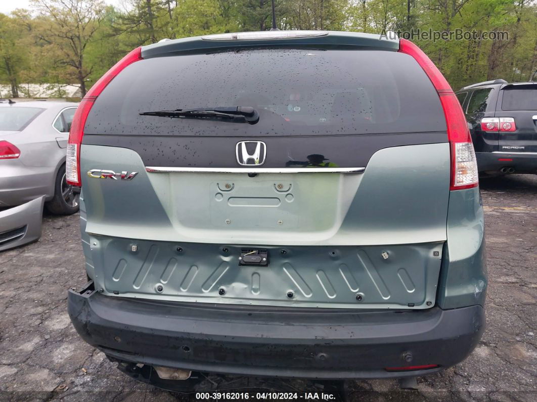 2012 Honda Cr-v Ex-l Зеленый vin: 2HKRM3H70CH503579