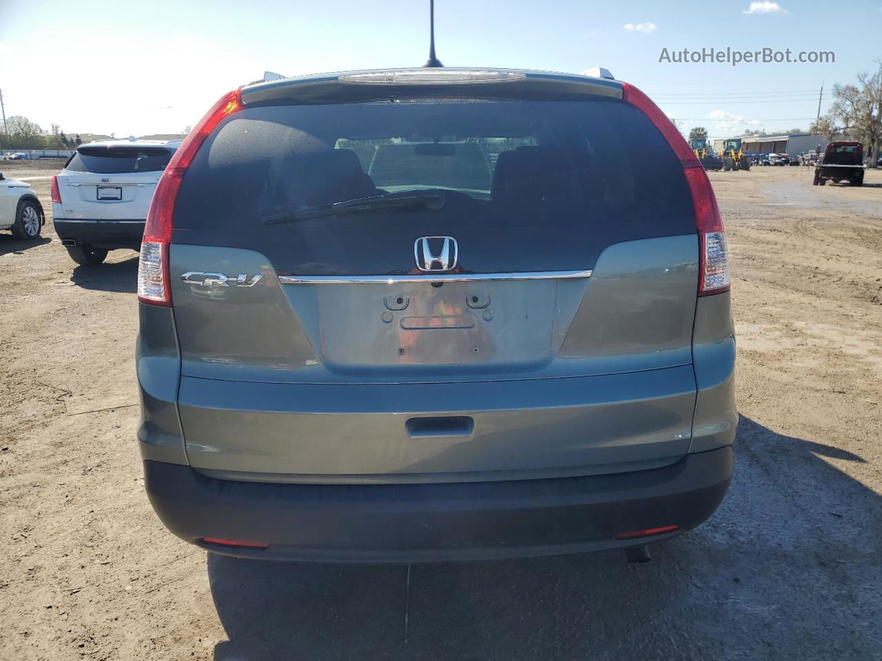 2012 Honda Cr-v Exl Зеленый vin: 2HKRM3H70CH505980