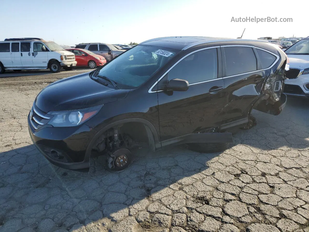 2013 Honda Cr-v Exl Black vin: 2HKRM3H70DH503938