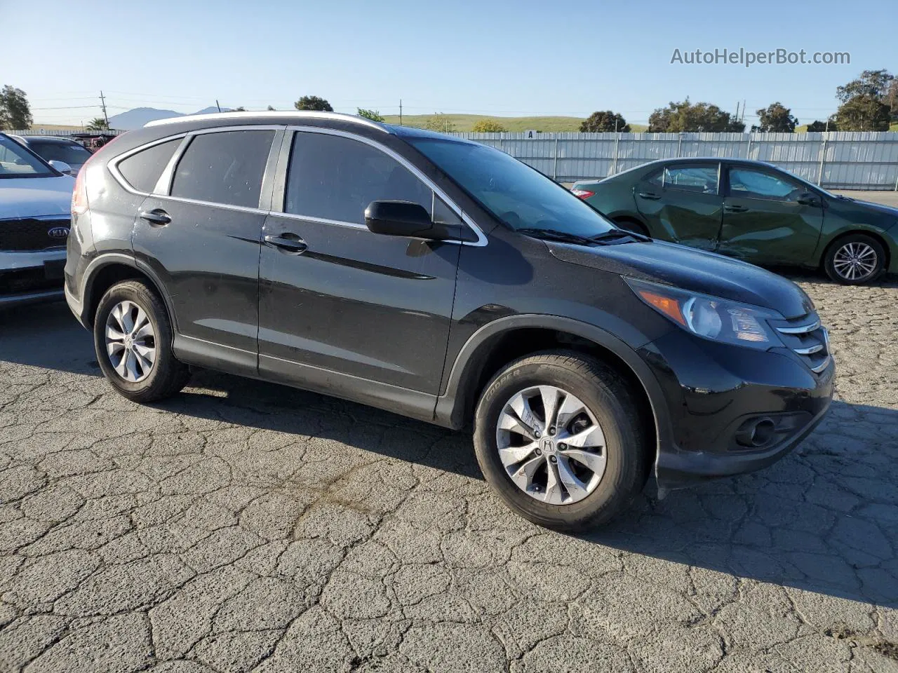 2013 Honda Cr-v Exl Черный vin: 2HKRM3H70DH503938