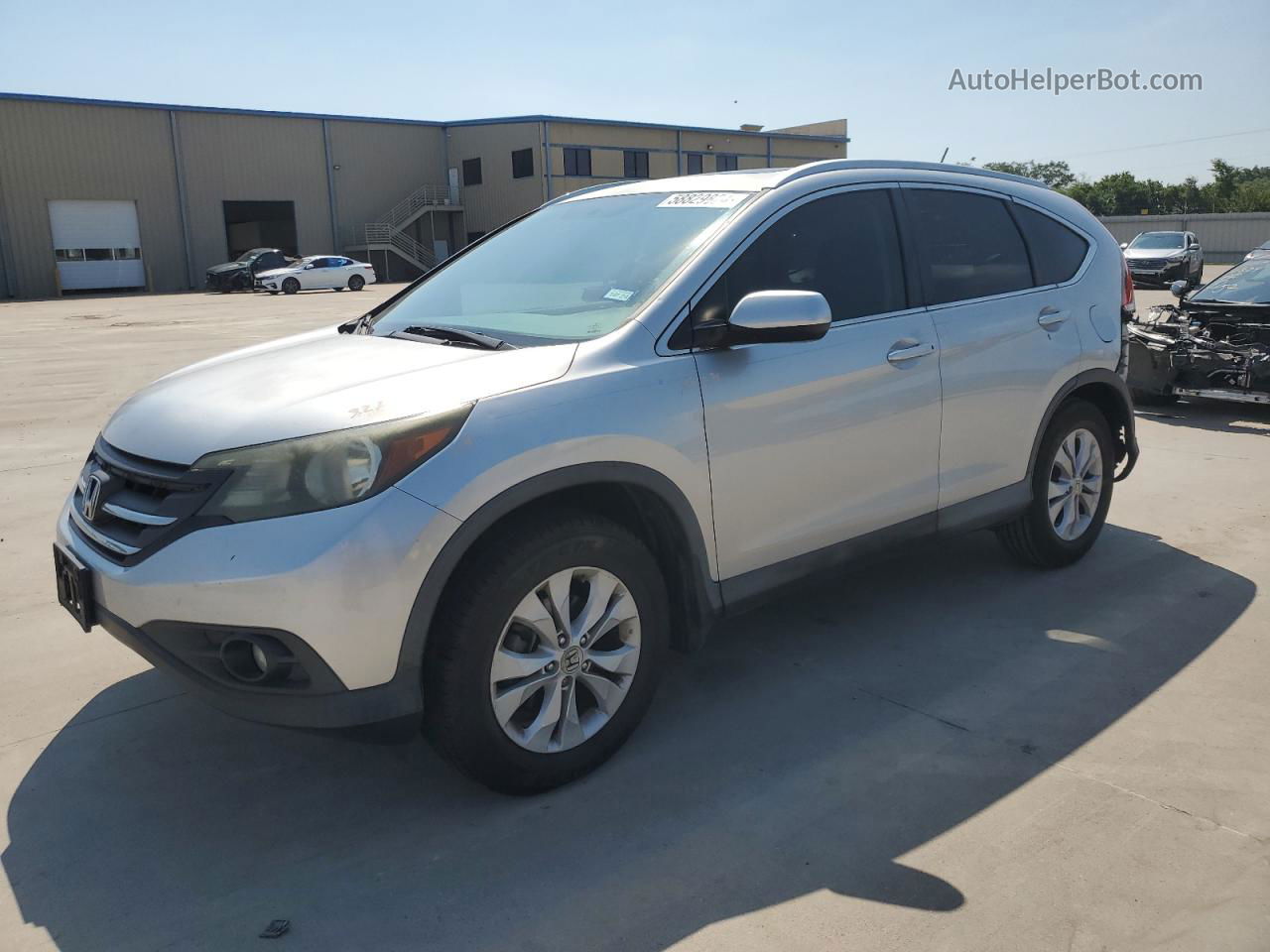 2013 Honda Cr-v Exl Silver vin: 2HKRM3H70DH524157