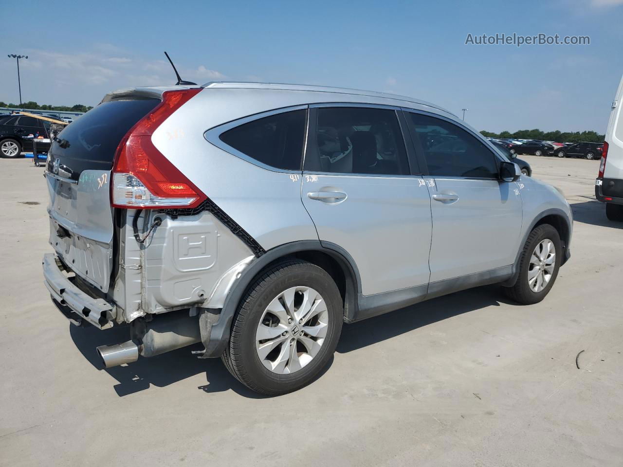 2013 Honda Cr-v Exl Silver vin: 2HKRM3H70DH524157