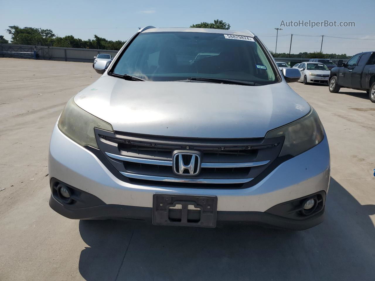 2013 Honda Cr-v Exl Silver vin: 2HKRM3H70DH524157