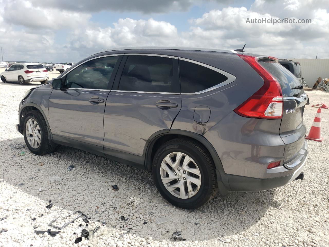 2015 Honda Cr-v Exl Gray vin: 2HKRM3H70FH509824