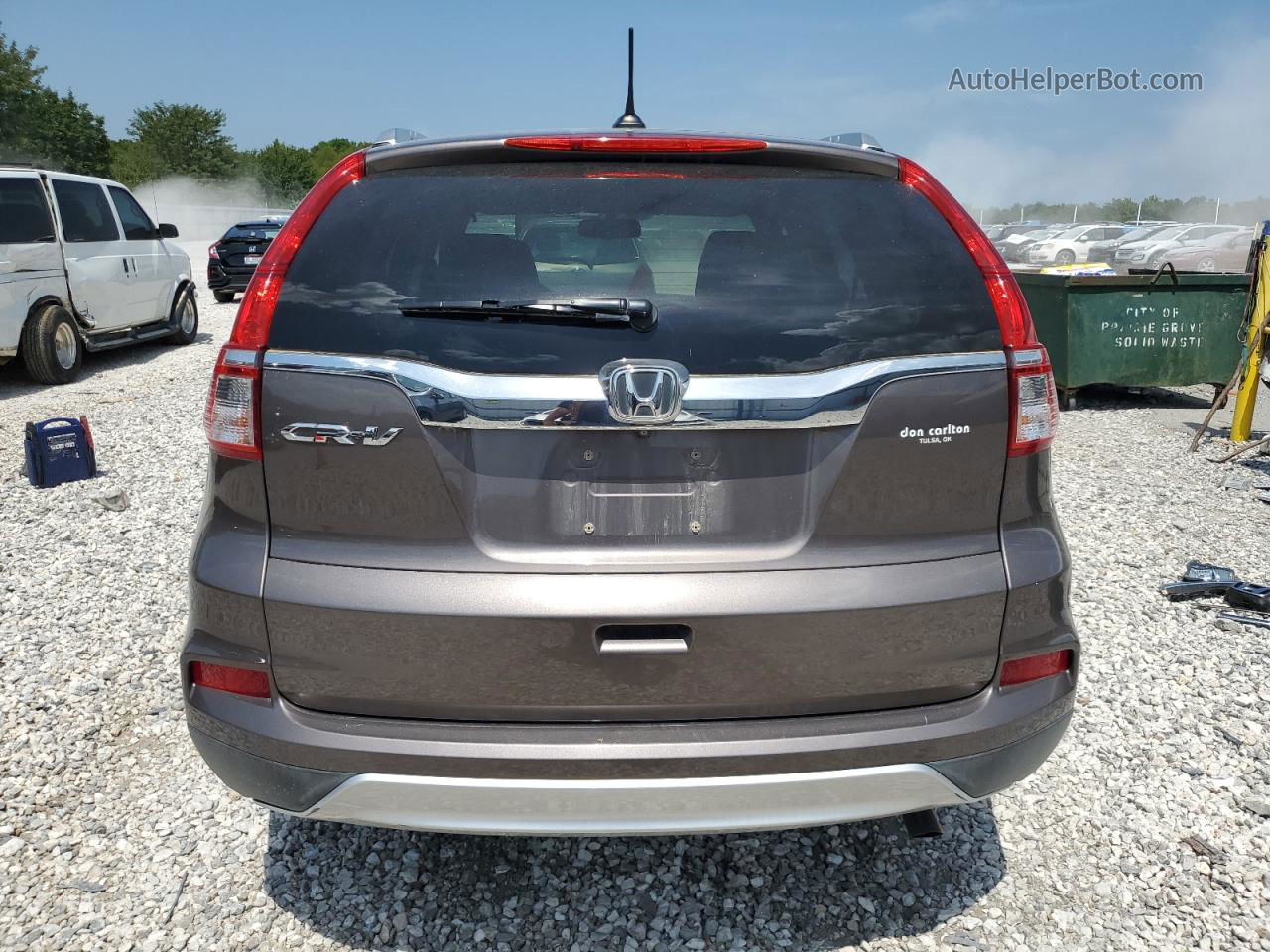 2016 Honda Cr-v Exl Серый vin: 2HKRM3H70GH505256