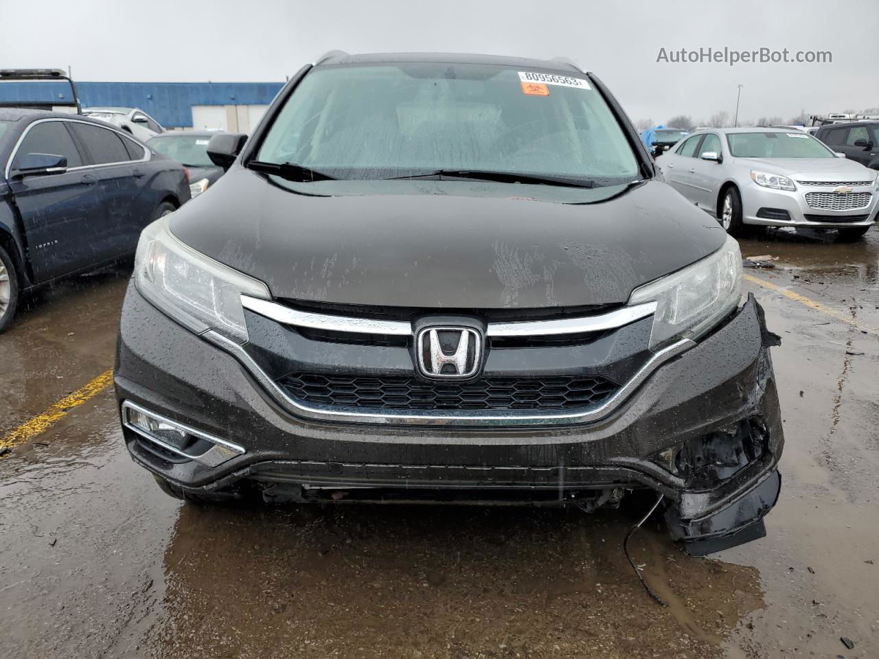 2016 Honda Cr-v Exl Gray vin: 2HKRM3H70GH507685