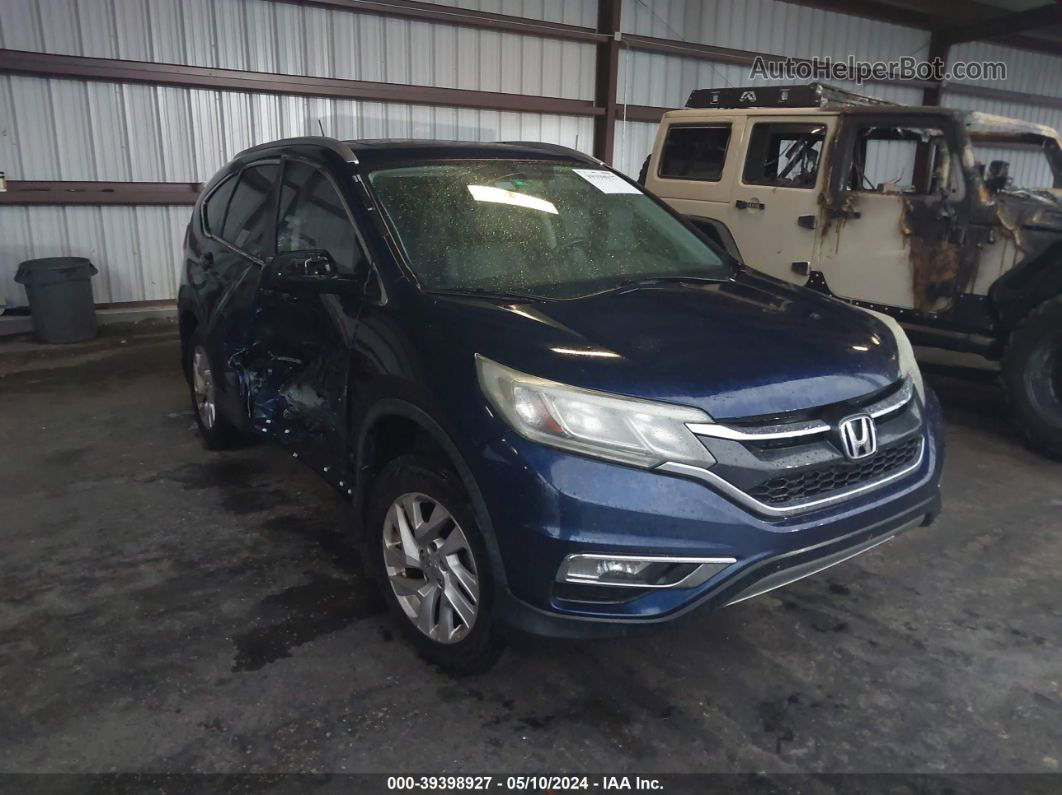 2016 Honda Cr-v Ex-l Blue vin: 2HKRM3H70GH524857