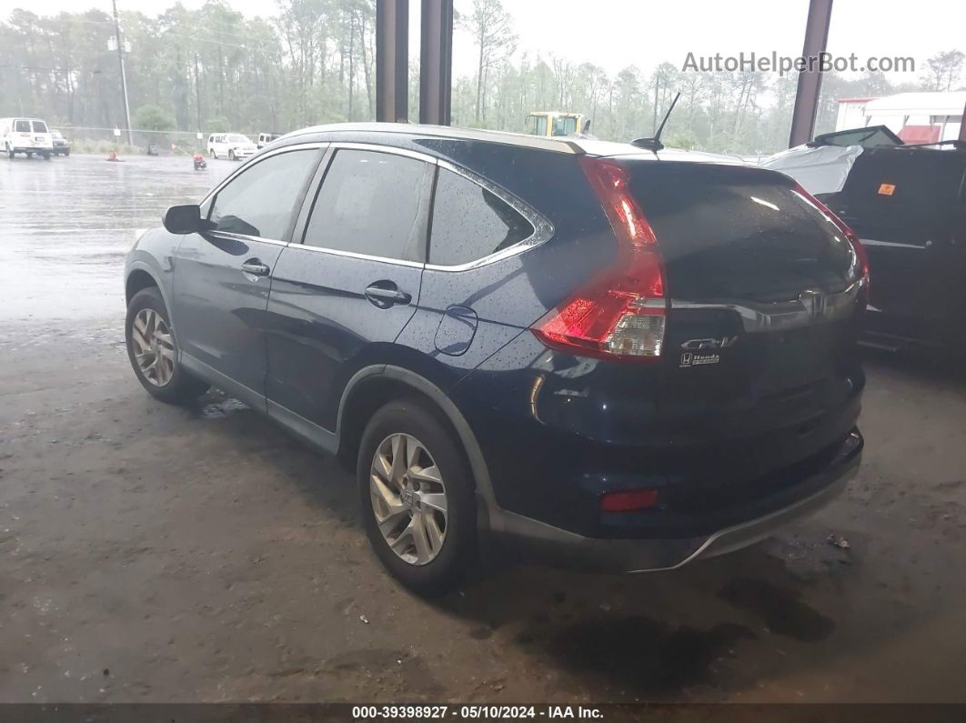 2016 Honda Cr-v Ex-l Blue vin: 2HKRM3H70GH524857