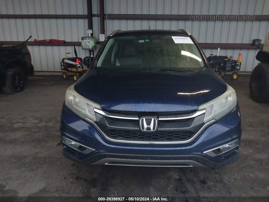 2016 Honda Cr-v Ex-l Blue vin: 2HKRM3H70GH524857