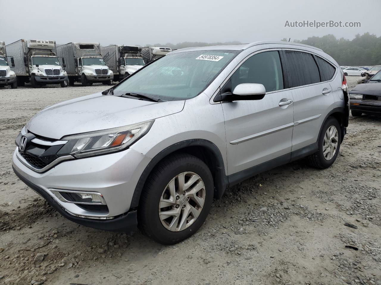 2015 Honda Cr-v Exl Silver vin: 2HKRM3H71FH527295