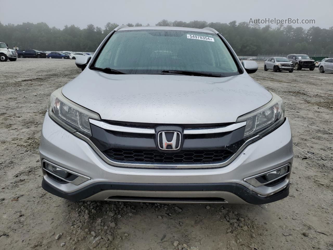 2015 Honda Cr-v Exl Silver vin: 2HKRM3H71FH527295