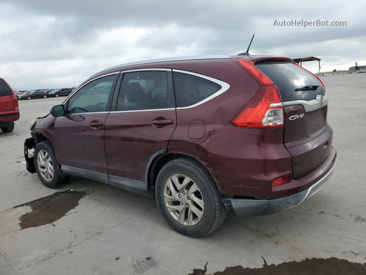 2015 Honda Cr-v Exl Бордовый vin: 2HKRM3H71FH556733