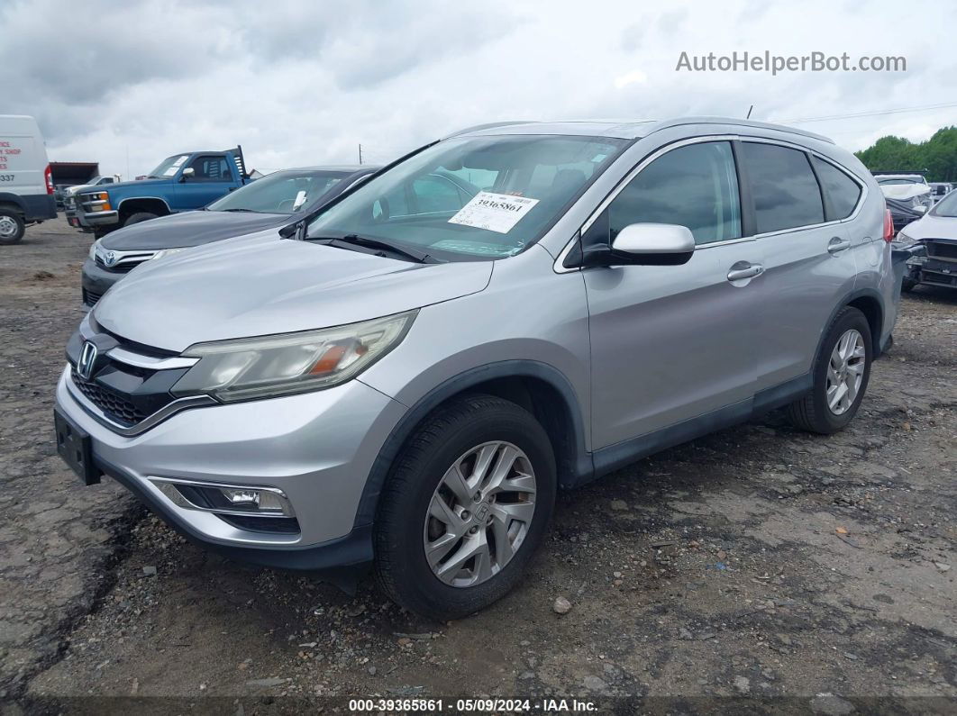 2016 Honda Cr-v Ex-l Silver vin: 2HKRM3H71GH500034