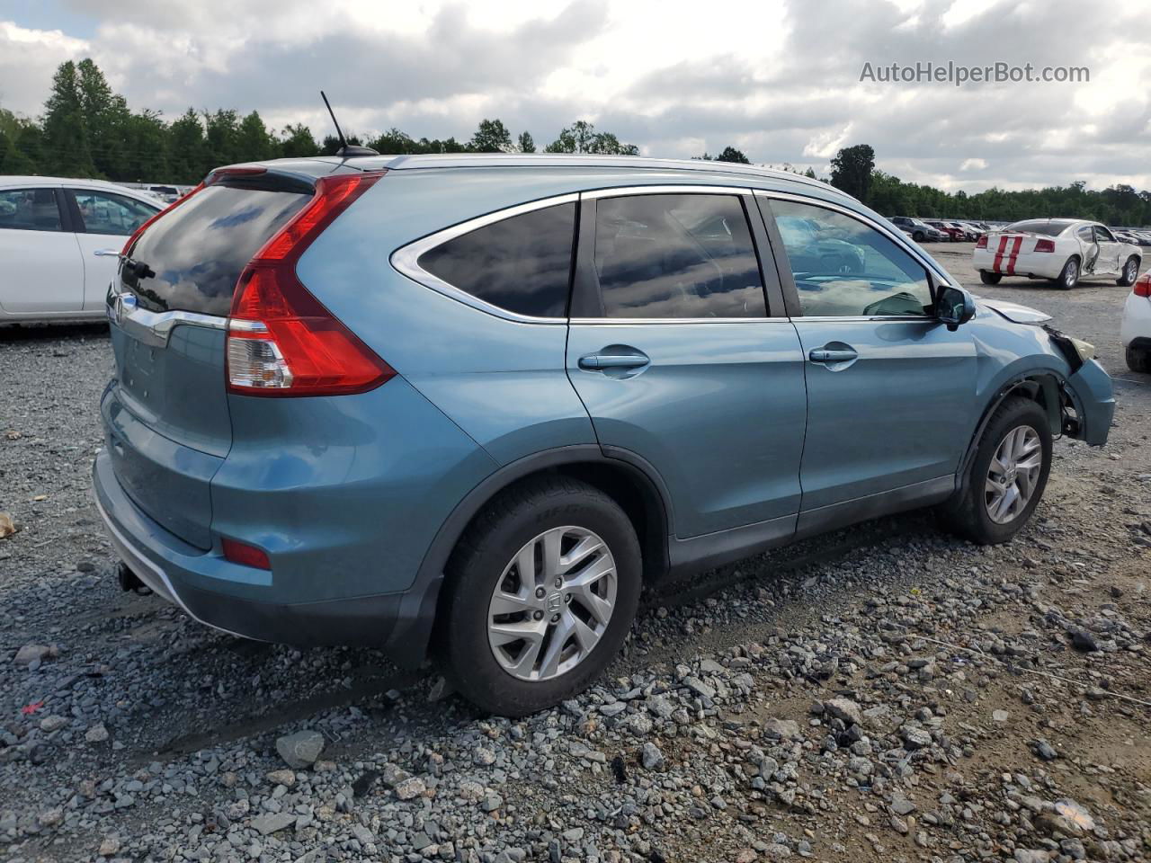 2016 Honda Cr-v Exl Teal vin: 2HKRM3H71GH551131