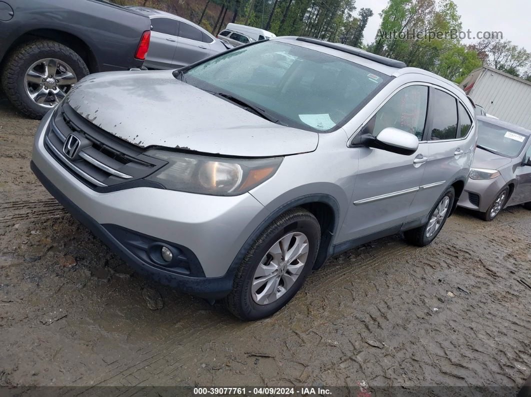 2012 Honda Cr-v Ex-l Серебряный vin: 2HKRM3H72CH513398