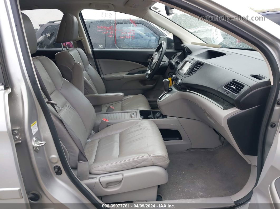 2012 Honda Cr-v Ex-l Серебряный vin: 2HKRM3H72CH513398