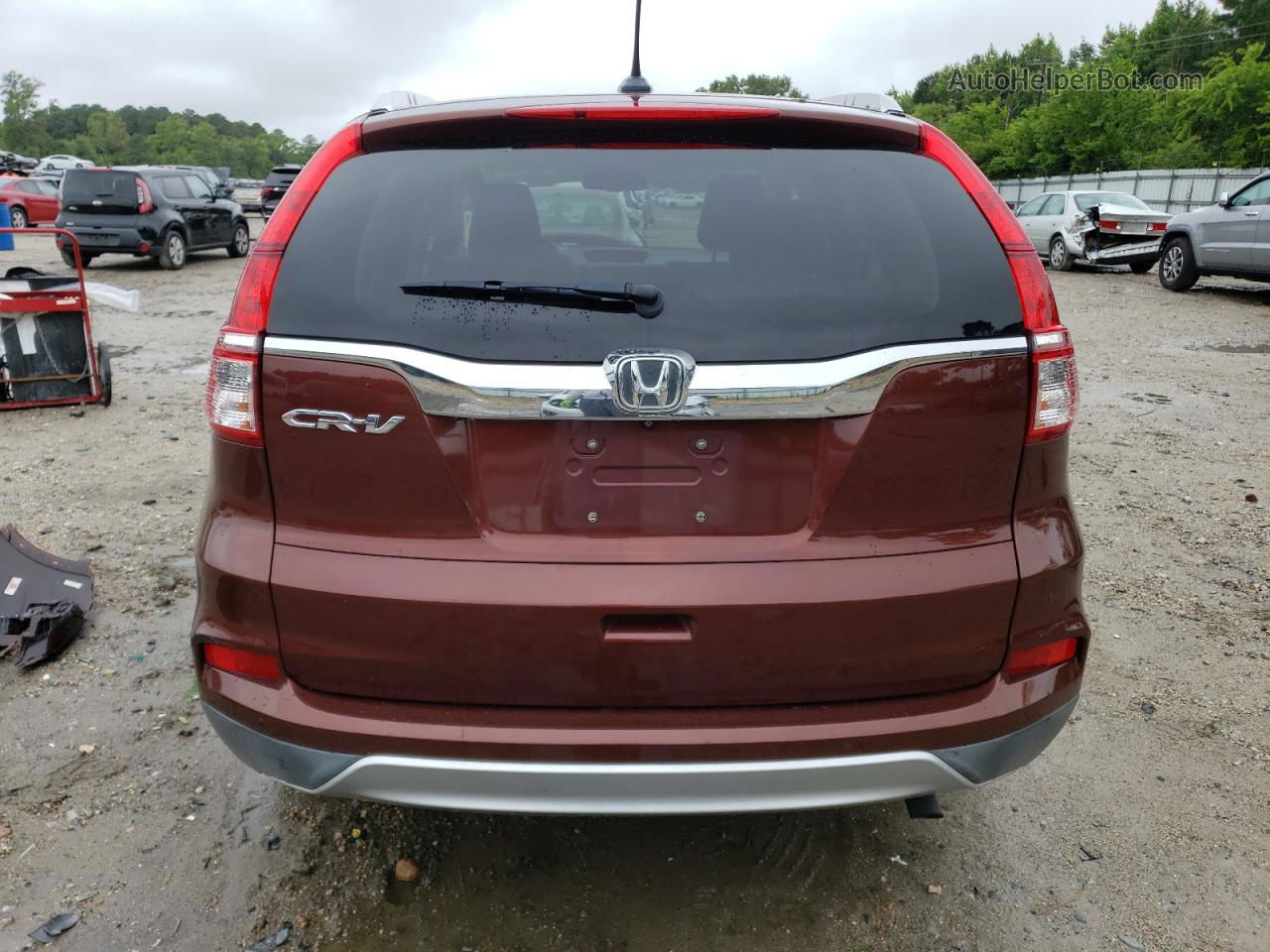 2015 Honda Cr-v Exl Коричневый vin: 2HKRM3H72FH517715