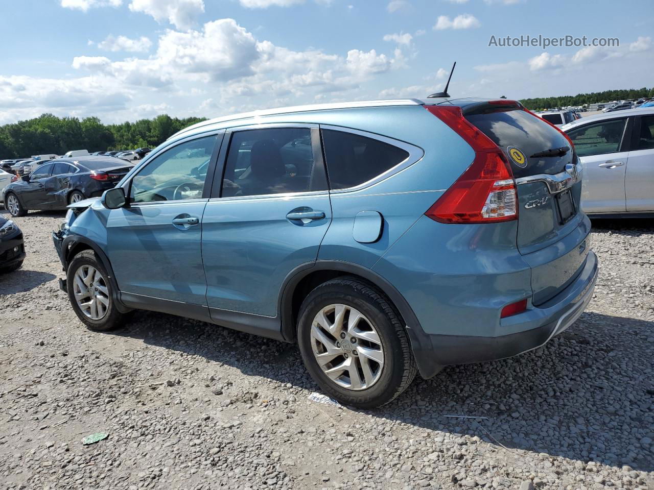 2015 Honda Cr-v Exl Blue vin: 2HKRM3H72FH551931