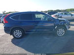 2016 Honda Cr-v Ex-l Blue vin: 2HKRM3H72GH546486